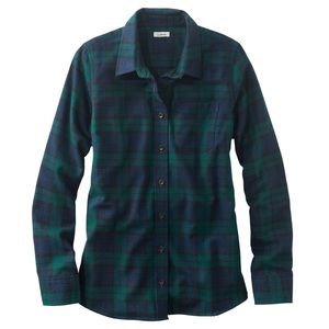 L.L. Bean Scotch Plaid Flannel Shirt, Relaxed